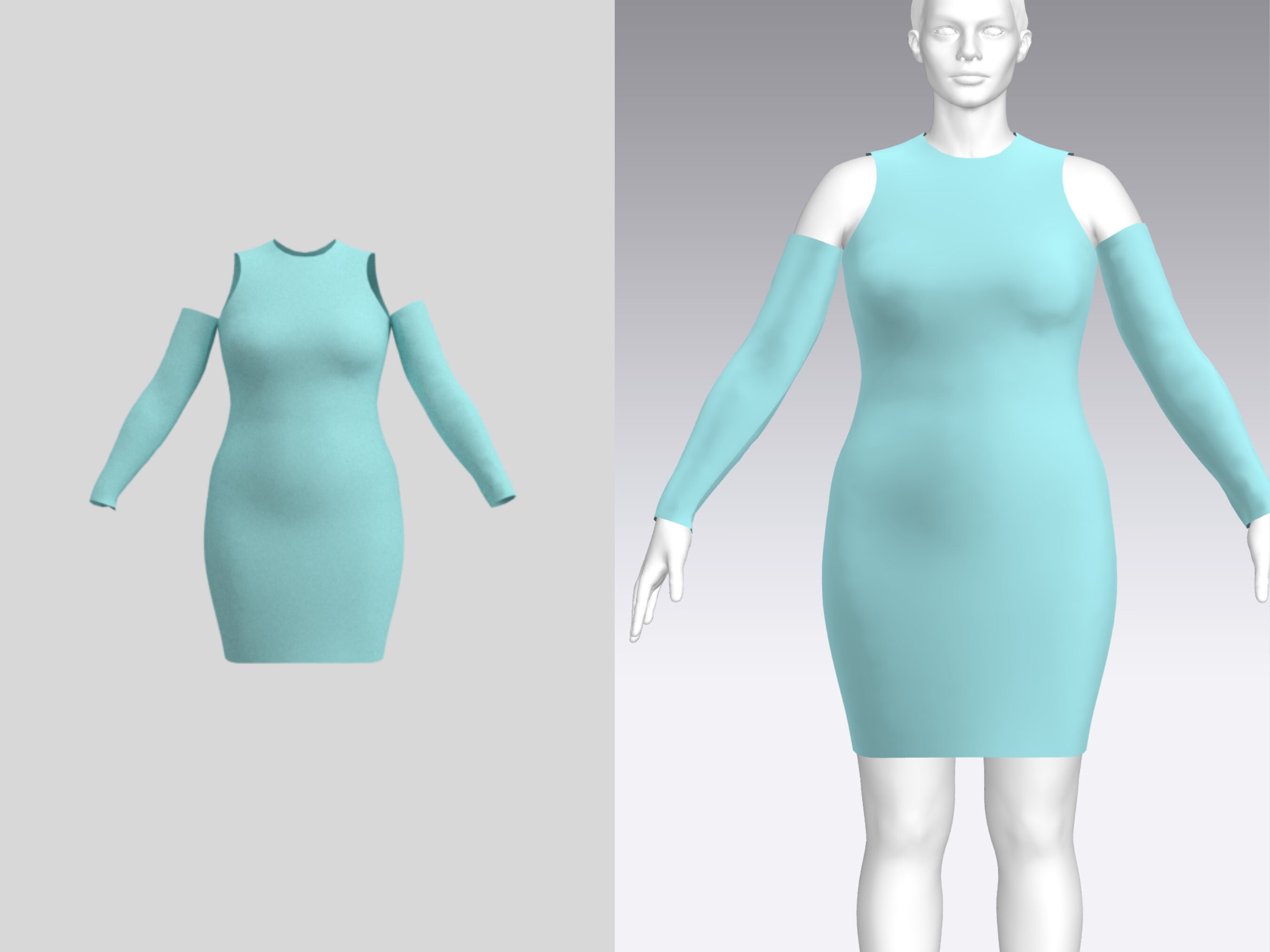 Bodycon Dress Pattern| Sleeve Dress| Dress Sewing Patterns |women's ...