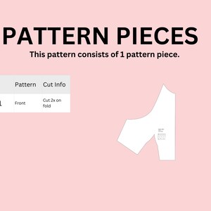 Halter Top Sewing Pattern, Y2K inspired Halter Crop Top Sewing Pattern, Beginner Sewing Patter, Women's Top Pattern, Digital Printable PDF image 8