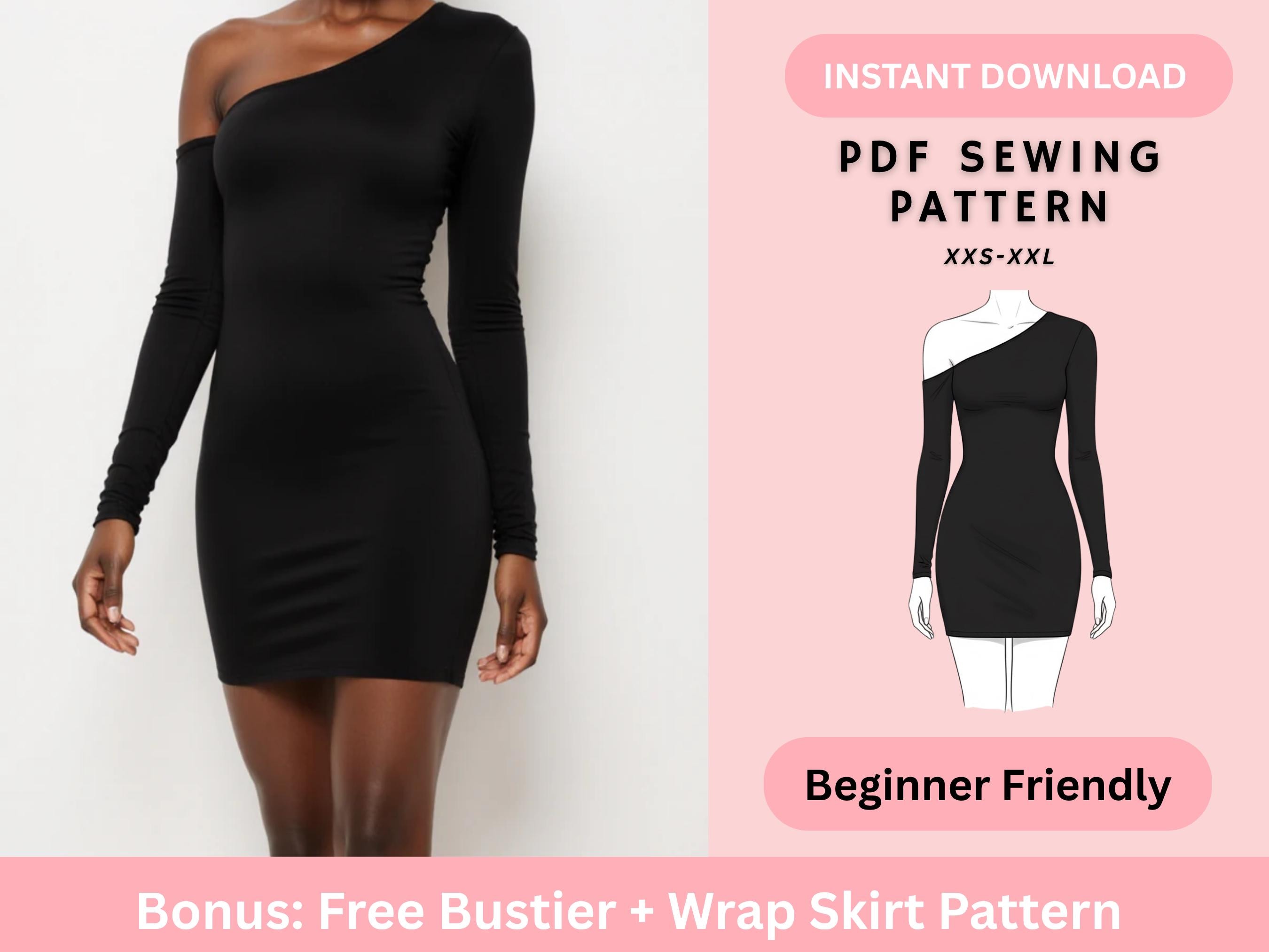 Long Sleeve Asymmetric Dress - Etsy