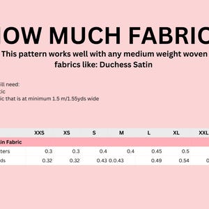 Bustier Top Pattern, Shirred Back Patter, Summer Top Pattern, Women's Top Pattern, Beginner Patterns, Seamless Pattern, Crop Top Pattern image 7