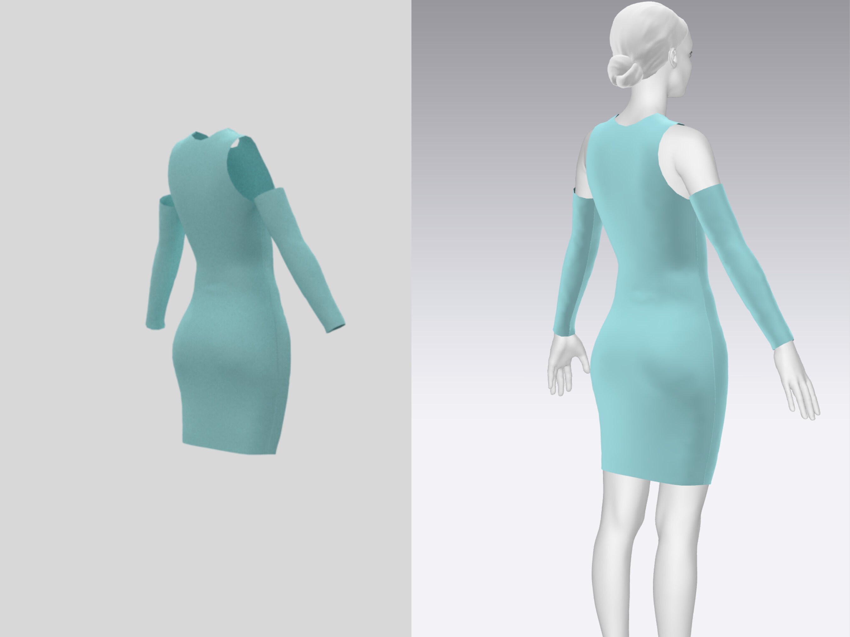 Bodycon Dress Pattern| Sleeve Dress| Dress Sewing Patterns |women's ...