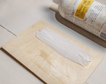 PVA White Craft Glue | 1L | School Glue Dries Clear | Universal Glue for Paper, Glass, Wood, Felt, Craft, Leather, Cardboard, DIY, Ceramics