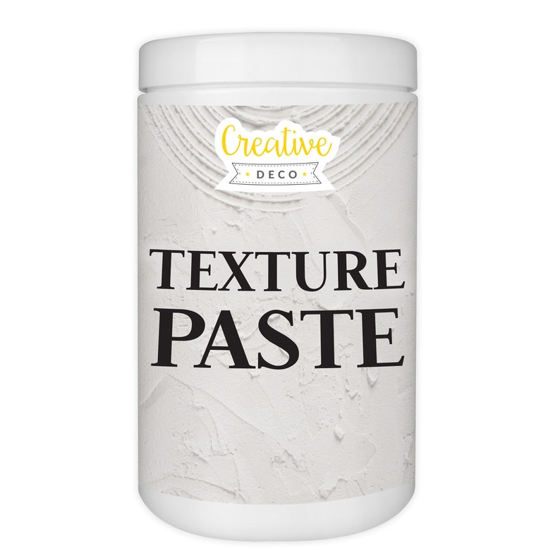 Structural Paste Grained White Paste 6 Variants Texture Paste Art Projects Acrylic Paint DIY 3D Effects Structure Textures image 1
