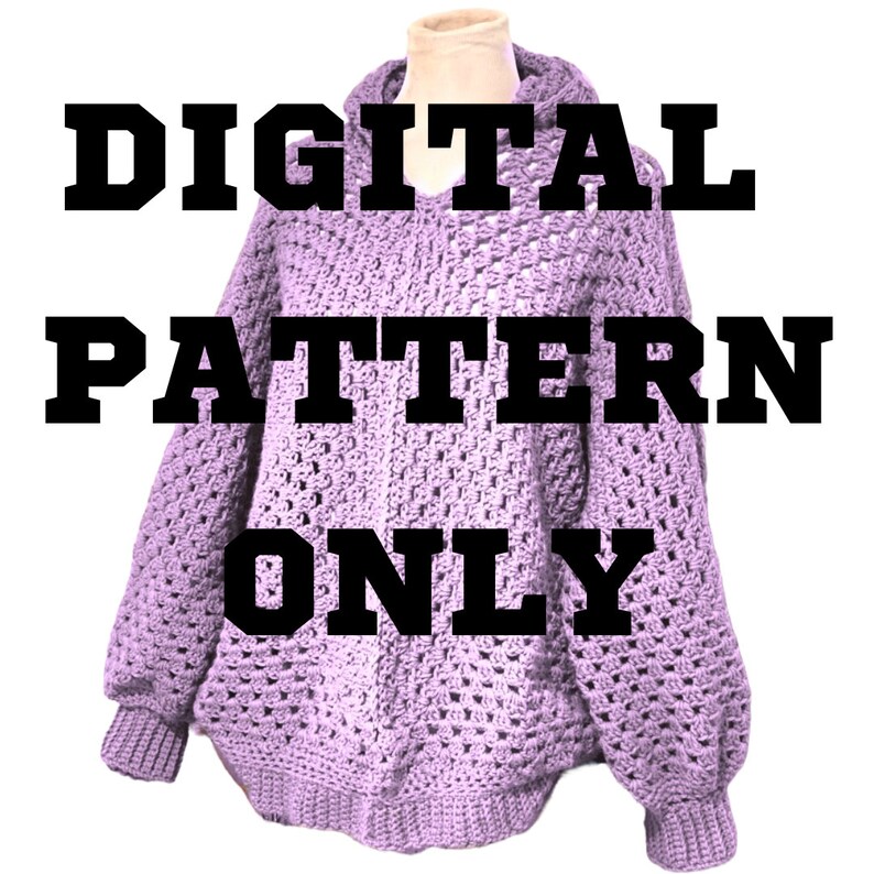 Hexi Hoodie Crochet Pattern - Etsy Canada