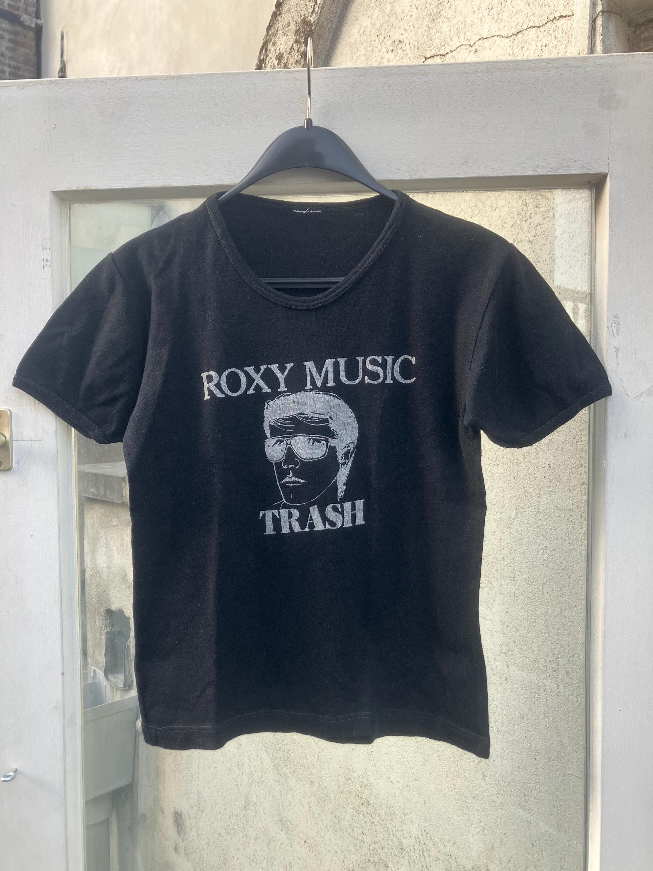 Roxy Music TRASH バンドTシャツ 00年代 ヴィンテージ Roxy Music Very Rare Trash Shirt - Etsy