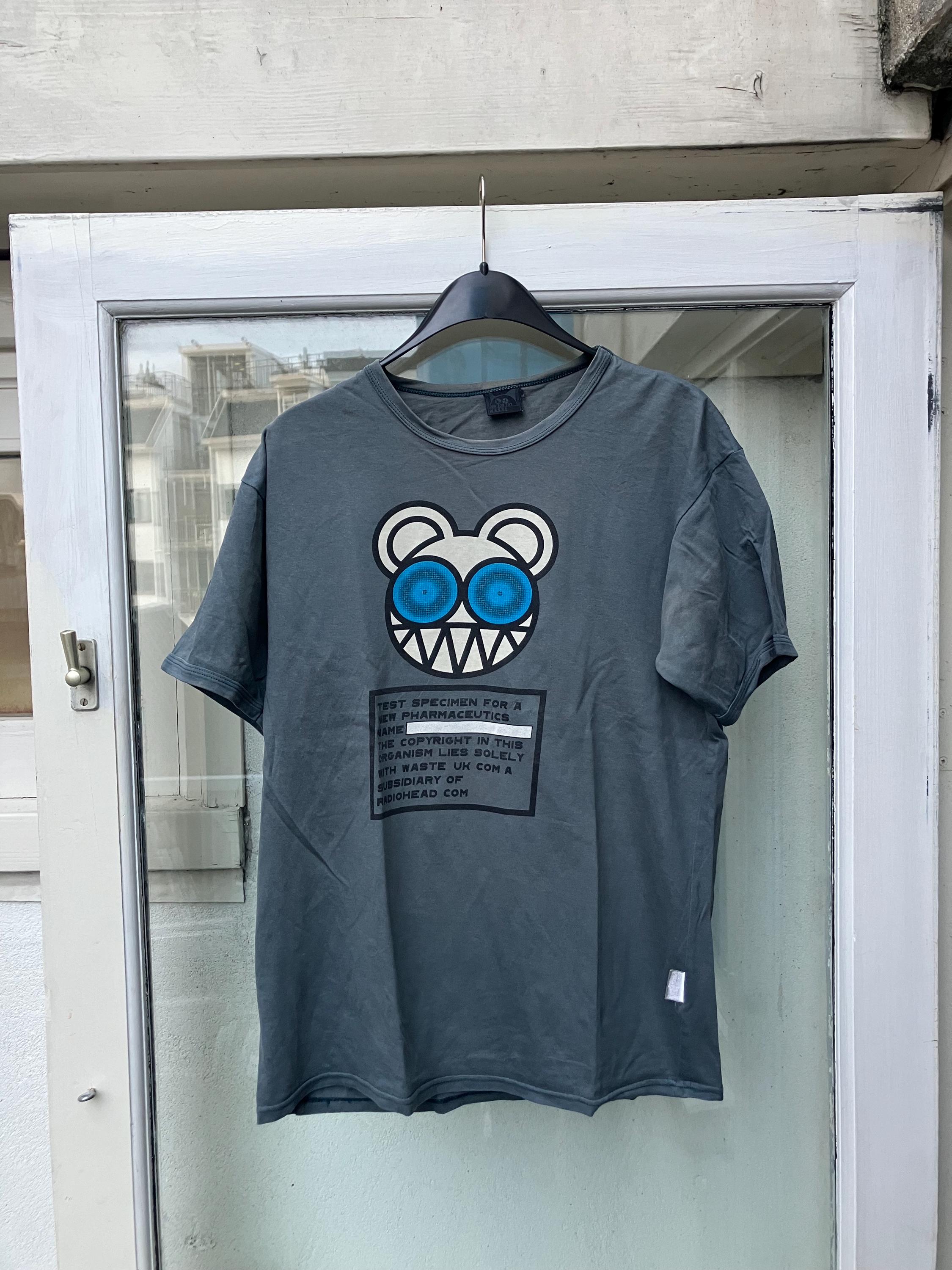 KID A radiohead Tシャツ Limited Japan Only T-Shirt L + RED Vinyl] Radiohead - KID A MNESIA