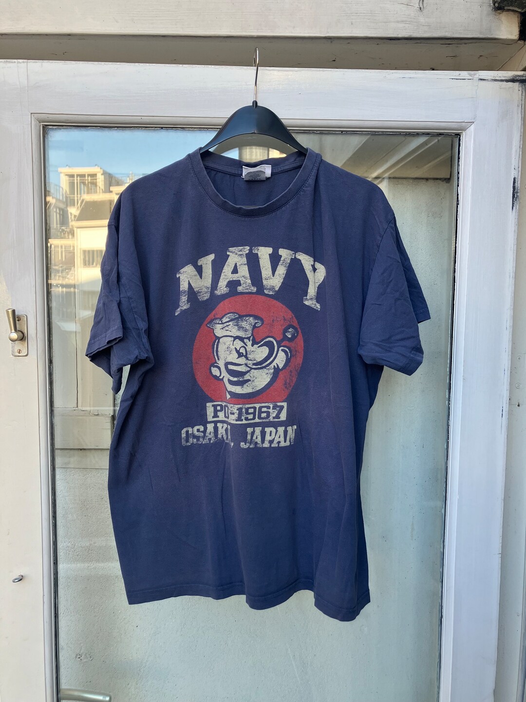 Popeye Vintage Osaka Japan Navy Shirt - Etsy