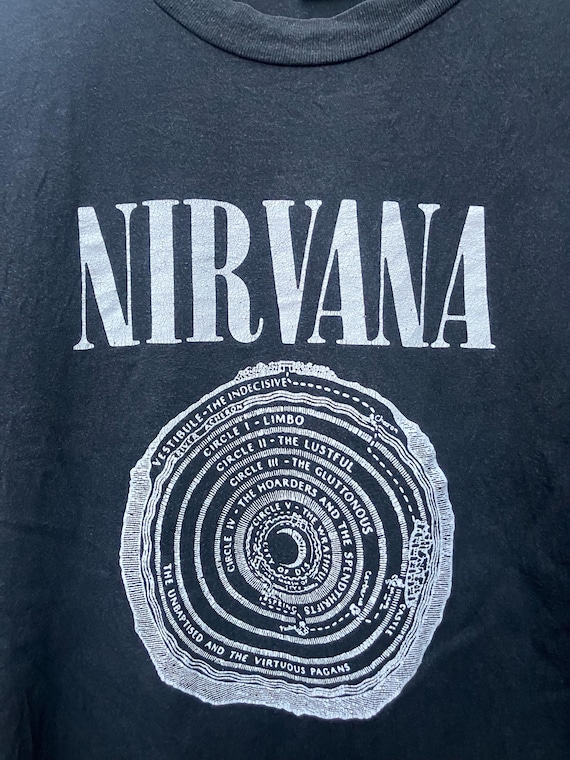 Nirvana Very Rare Vintage 1991 Vestibule/fudge Packin Tour Shirt