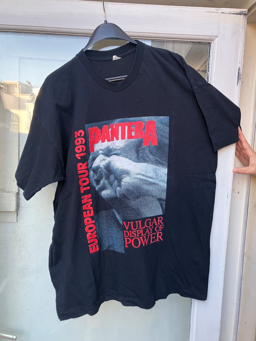 PANTERA vulgar display of euro1993 Tシャツ Pantera 1993 Vintage Vulgar Display of Power T-shirt - Etsy