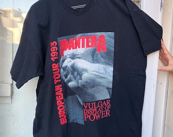 Pantera 1993 Vintage Vulgar Display of Power T-shirt - Etsy