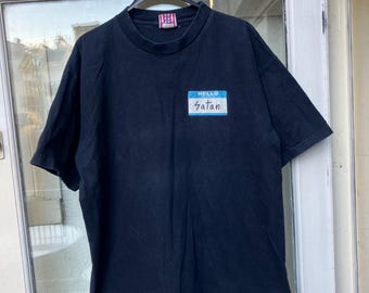 Fuct Hello My Name Is Satan very rare 90s shirt