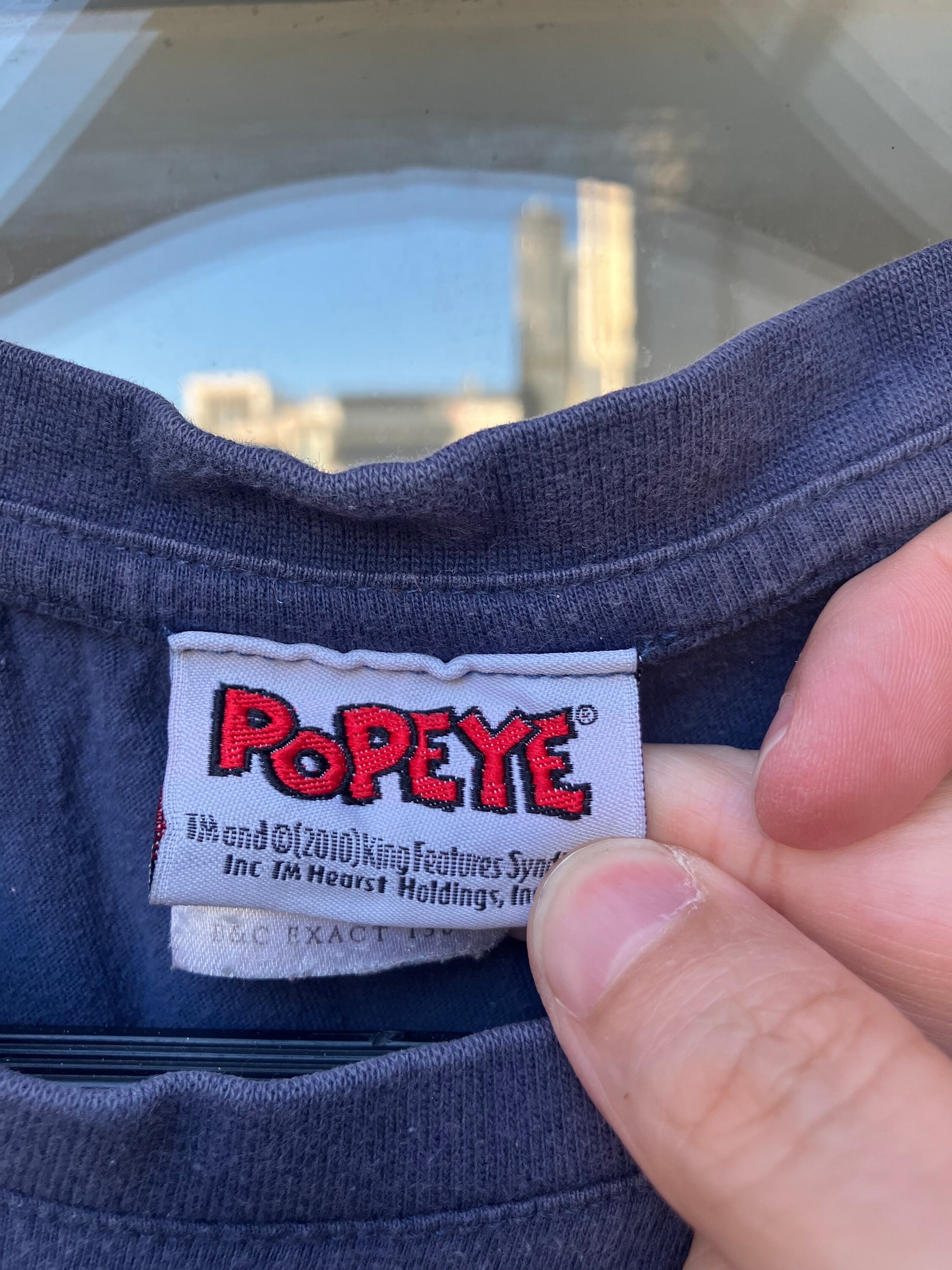 Popeye Vintage Osaka Japan Navy Shirt - Etsy