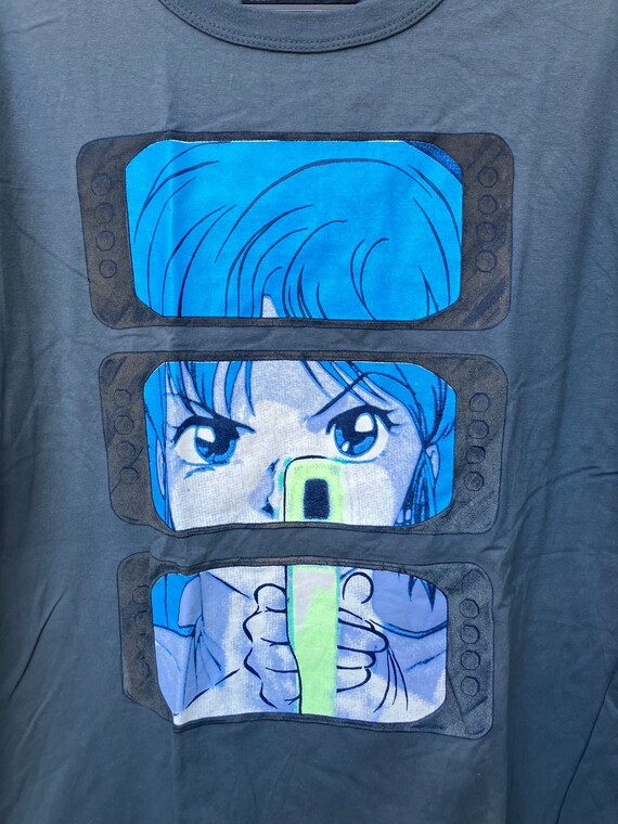トップス vintage CYBER DOG LONDON design tee Cyberdog Anime Gun Girl T-Shirt London Goth Punk Rave Techno