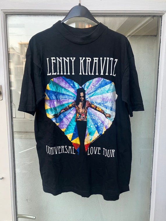 トップス 93 LENNY KRAVITZ 'UNIVERSAL LOVE TOUR XL Lenny Kravitz 1993 Universal Love Tour Shirt - Etsy