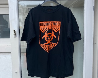 Biohazard Vintage 90s World Tour Shirt - Etsy