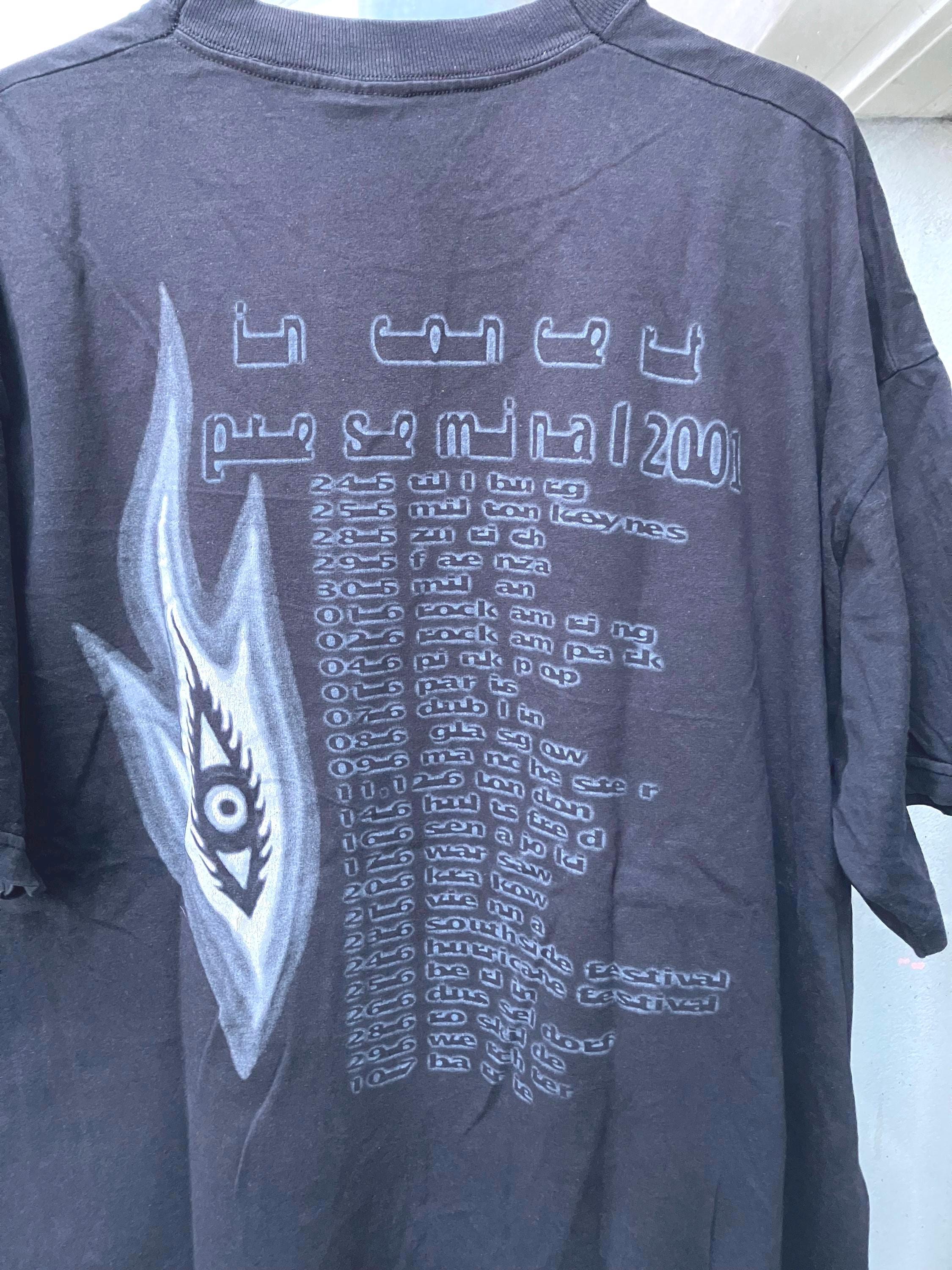 TOOL【2002　Lateralus　Tシャツ】トゥール　バンド　ヴィンテージ Rare Vintage Tool Lateralus Tour 2002 Flaming Eyes T Shirt