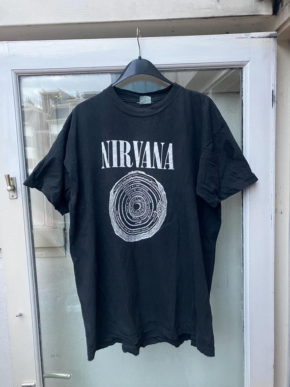 Nirvana Very Rare Vintage 1991 Vestibule/fudge Packin Tour Shirt