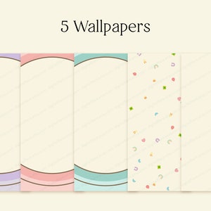 85 Lucky Charms Cereal iOS Android Icon App Theme Pack Wallpaper Widgets Icons Cute Milk Pastel Marshmallow Aesthetic Instant Download image 6