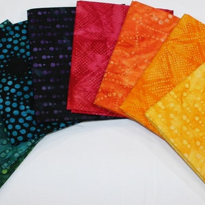 Connect the Dots 8 piece Fat Quarter Bundle Artisan Batiks from Robert Kaufman