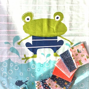 Ready, Set, Splash 12 piece Fat Quarter Bundle with Panel designed by Sandy Gervais for Riley Blake Designs