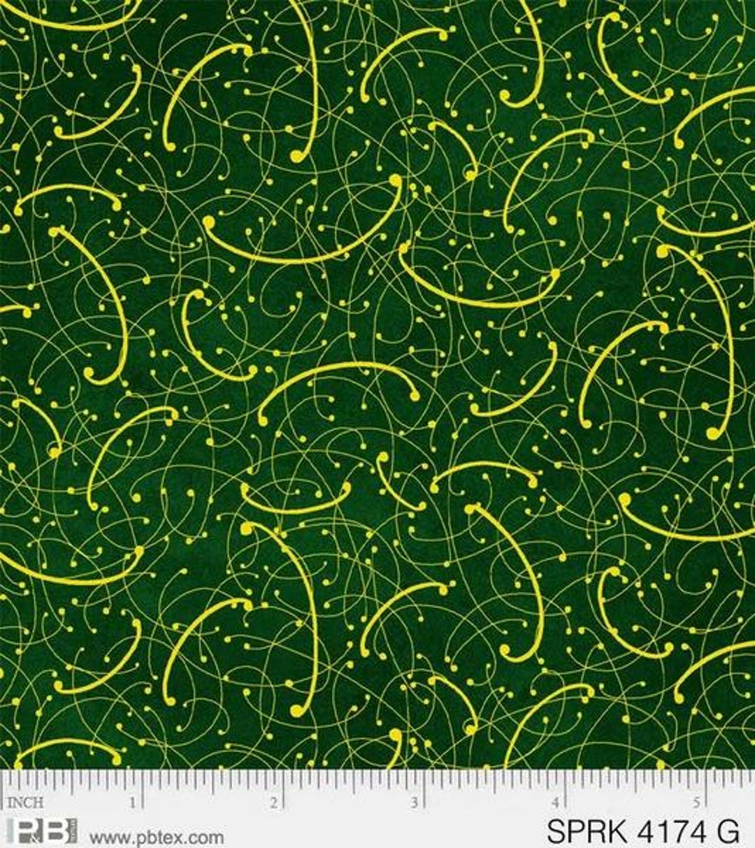Sparkle Suede II Arc Green 4174 G From P&B Textiles - Etsy