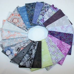 Kashmir Kaleidoscope 20 piece Fat Quarter Bundle from P&B Textiles