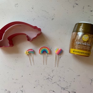 Kit de déjeuner arc-en-ciel avec choix de nourriture et décorations pour Bento Box