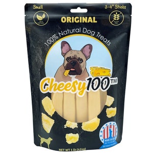 Cheesy100 Yak Cheese Himalayan Dog Chews Alternative, Grain Free Dog & Puppy Treats,Healthy Alternative to Yak Chew and Bully Sticks 1lb