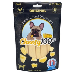 Cheesy100 Yak Cheese Himalayan Dog Chews Alternative, Grain Free Dog & Puppy Treats,Healthy Alternative to Yak Chew and Bully Sticks 6oz