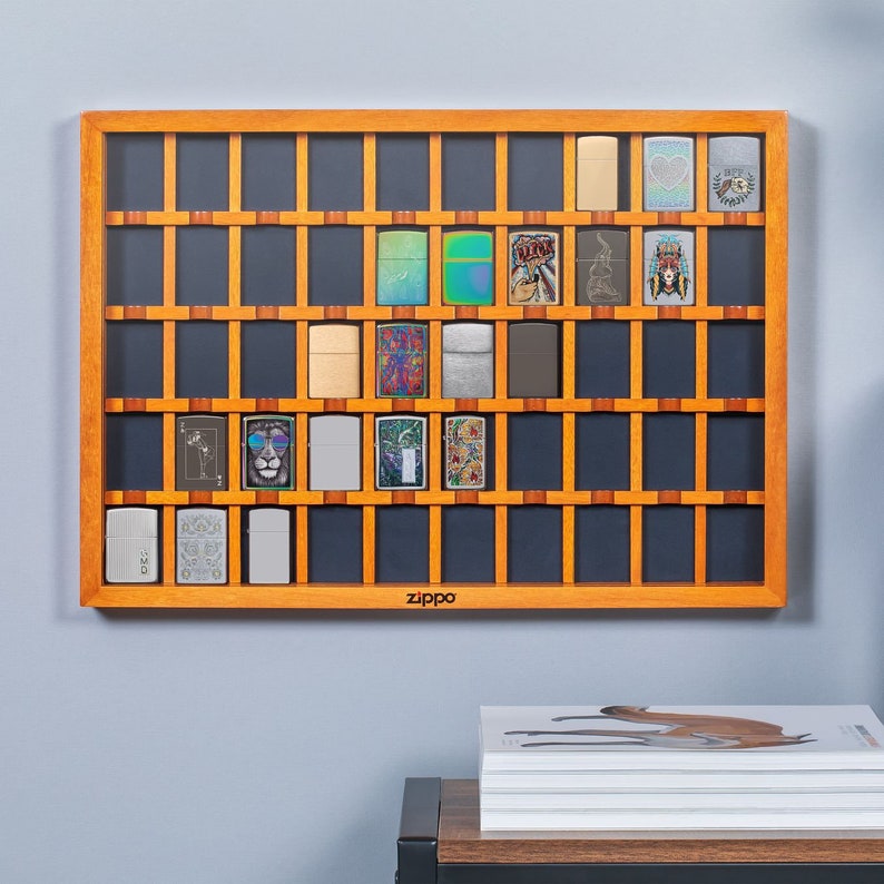 Zippo Lighter Display, Lighter Display Case, Display for