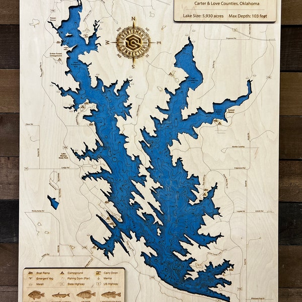 Lake Murray Wall Art Etsy