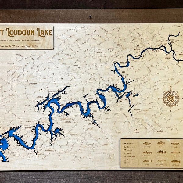 Fort Loudon Lake Tn Etsy