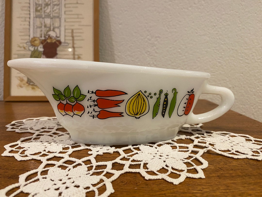 1960s JAJ Pyrex Harvest Gravy Boat Pyrex England Vintage Etsy