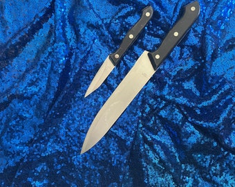 Vintage Chef and Paring Knife Stainless China