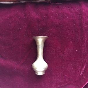 Small Vintage Brass Vase