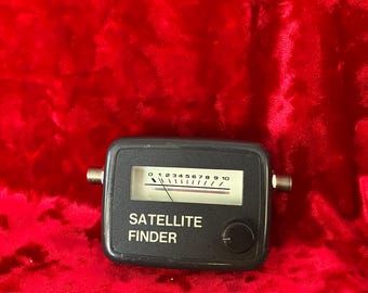 Vintage Satellite Finder SF-95 Analog Signal Meter Made in Taiwan Satellite Dish Alignment Tool