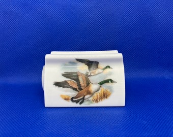 The Indispensable Dispenser Toothpaste Holder-Featuring Flying Geese-Made in W Germany