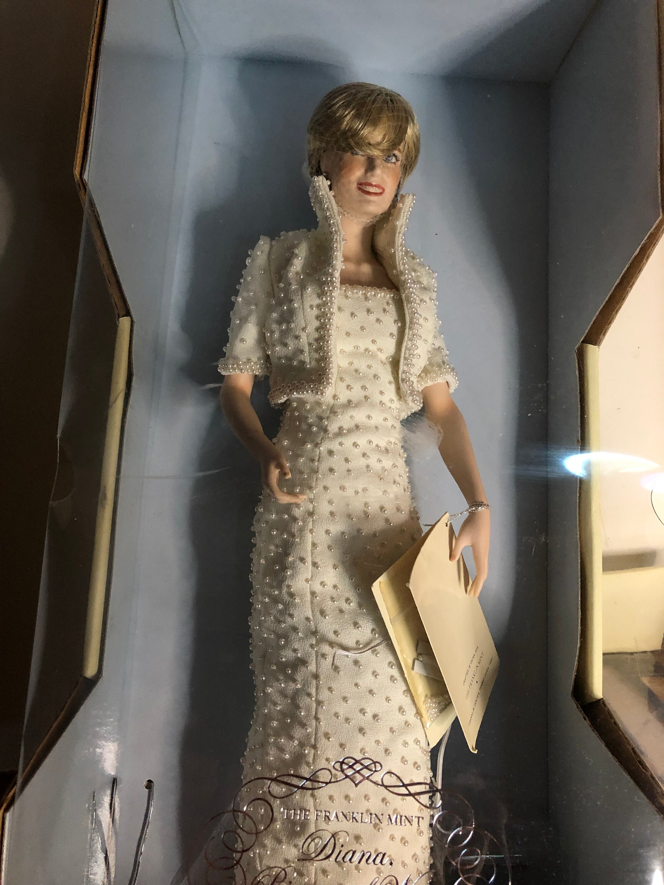 Princess Diana Doll Franklin Mint Porcelain - Etsy
