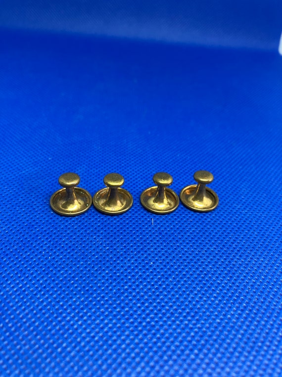 Set of 4 King Formal Wear Shirt Buttons Studs Jew… - image 5