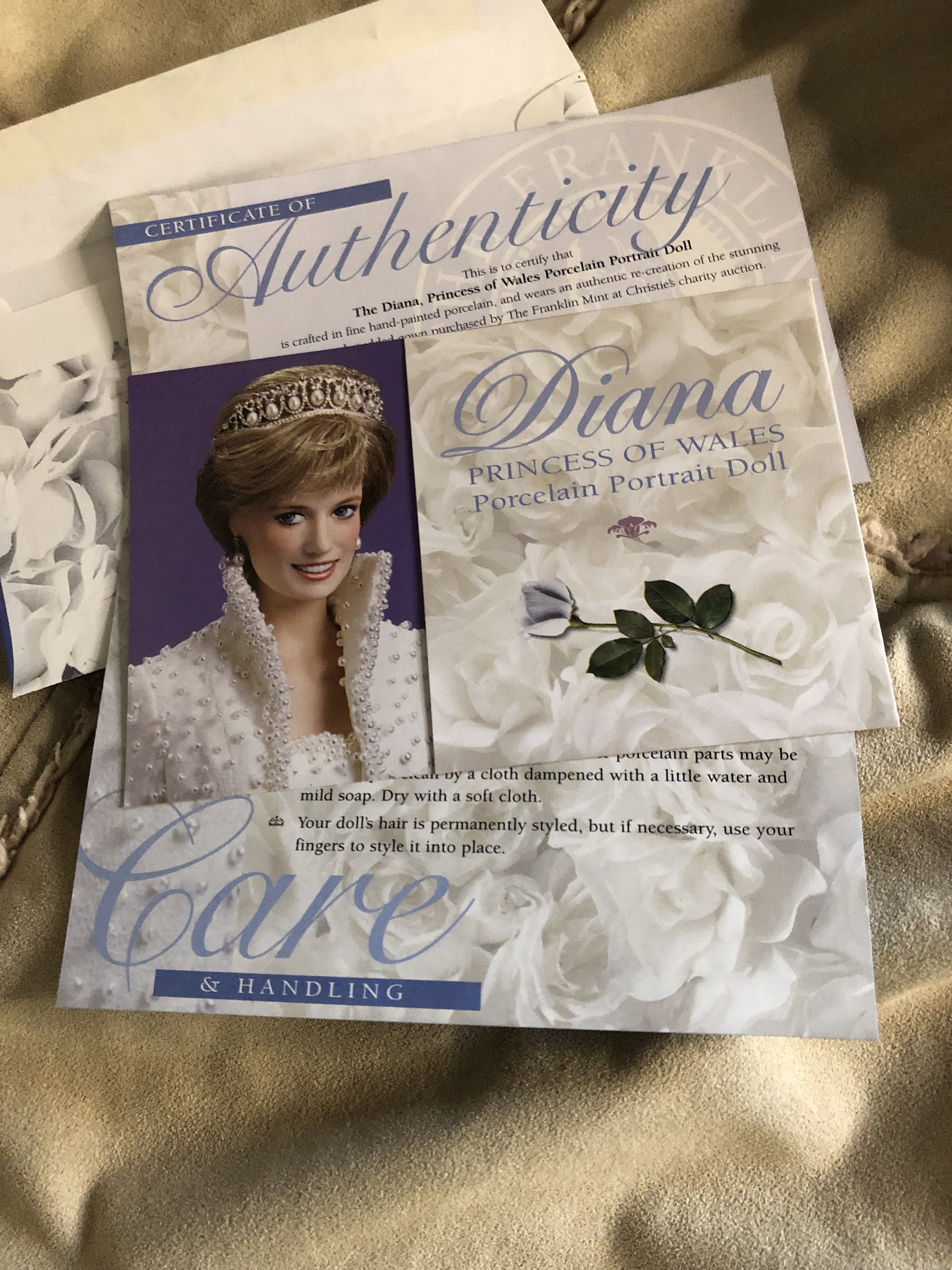 ダイアナ妃人形 フランクリンミント磁器 - Etsy 日本