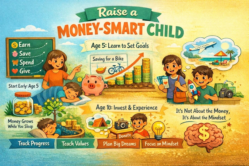 Money Mindset for Kids | Financial Education Guide for Parents | Teach ...