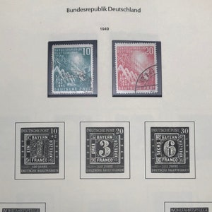 Germany | FRG | cancelled | in a high-quality pre-printed album | Collection 1949-1986 | Stamps