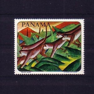 Monkeys | Franz Marc | Panama | Stamps