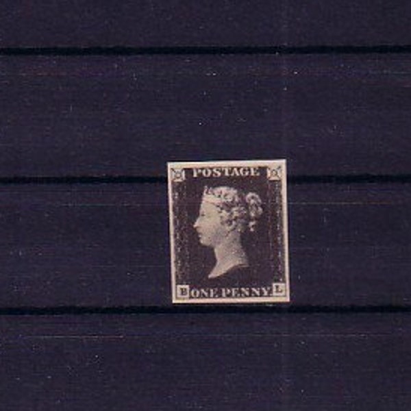 Black Penny | Grossbritanien Nr. 1 | Nachdruck | Faksimile | Briefmarken