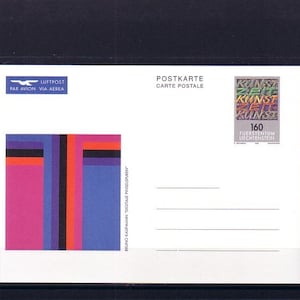 Art Fair | Vaduz | Liechtenstein | Stamps 7 Postcards | as a collection