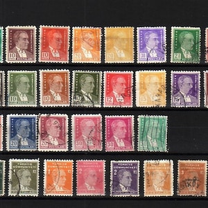 Mustafa Atatürk | Türkiye | 114 different stamps as a collection