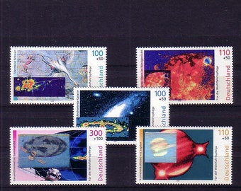 Kosmos teilweise mit Hologrammfolie | Deutschland | Briefmarken postfrisch