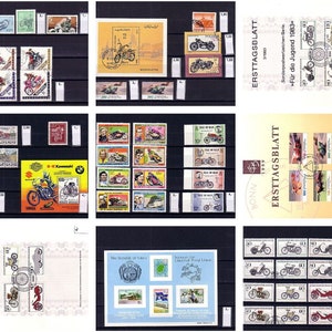 Motorcycles | Stamps as a collection or individually
