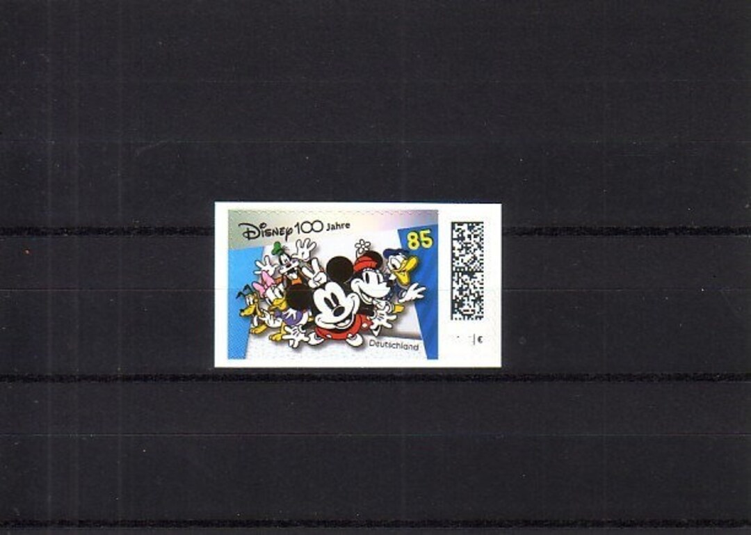 Disney 100 Years Disneyland Germany Self adhesive Stamp Etsy