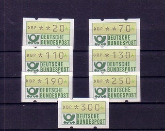 Deutschland | BRD Automatenmarken | Posthorn | Briefmarken postfrisch
